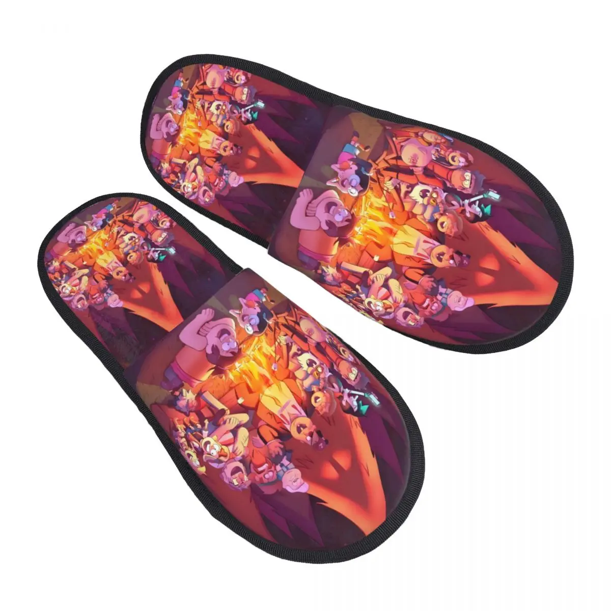 

Женские тапочки из пены с эффектом памяти в стиле аниме «Гравити Фолз», уютные теплые комедийные домашние тапочки из сериала Kawaii
