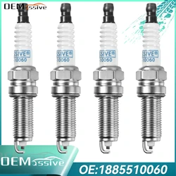 Accessories Iridium SILZKR6B10E Spark Plugs 1885510060 For Hyundai Accent Veloster Elantra Kia Venga Soul Rio 1.4L 1.6L 2006-22