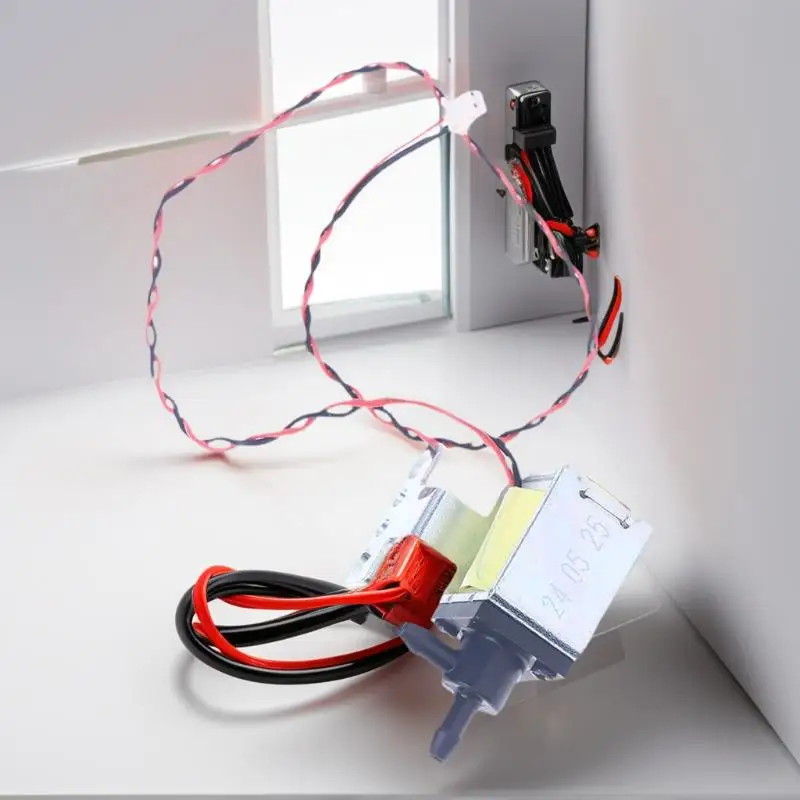 DC 12V 2-Way Miniature Air and Water Solenoid Valve, Normally Open for Sweeper Robots, DIY, and Flow Control Applications