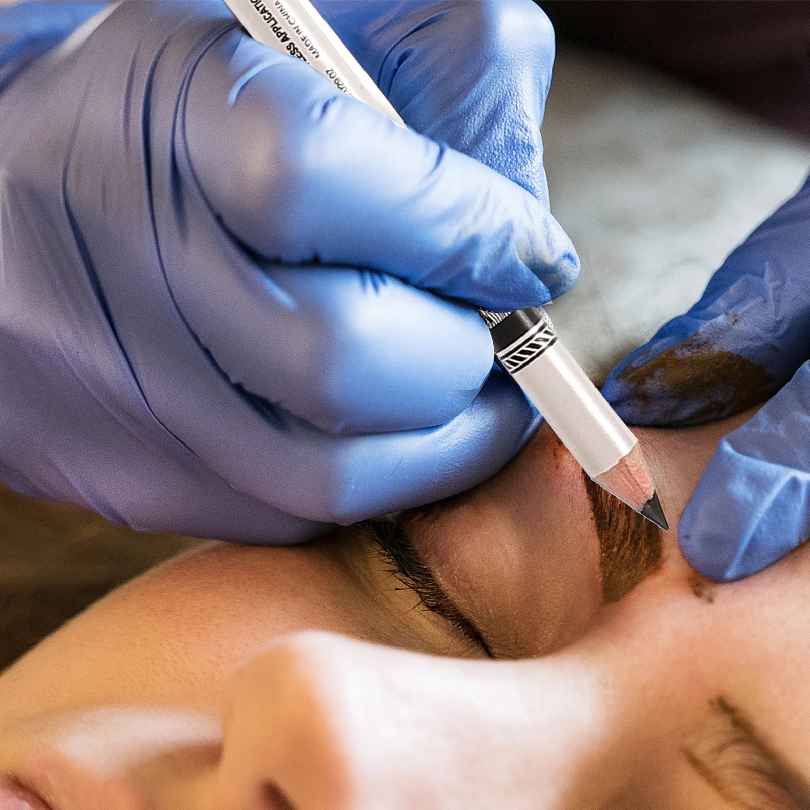 12 pezzi set di eyeliner per sopracciglia e labbra 3 in 1 matite multiuso punta fine per linee delicate tutto il giorno di indossare eyeliner per il trucco