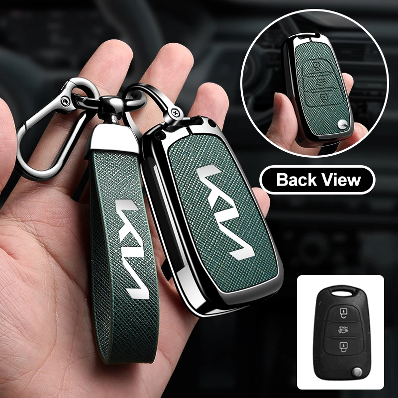 Caso chave do carro capa escudo saco titular para kia soul venga picanto k2 k5 rio 3 sorento ceed sportage cerato optima acessórios