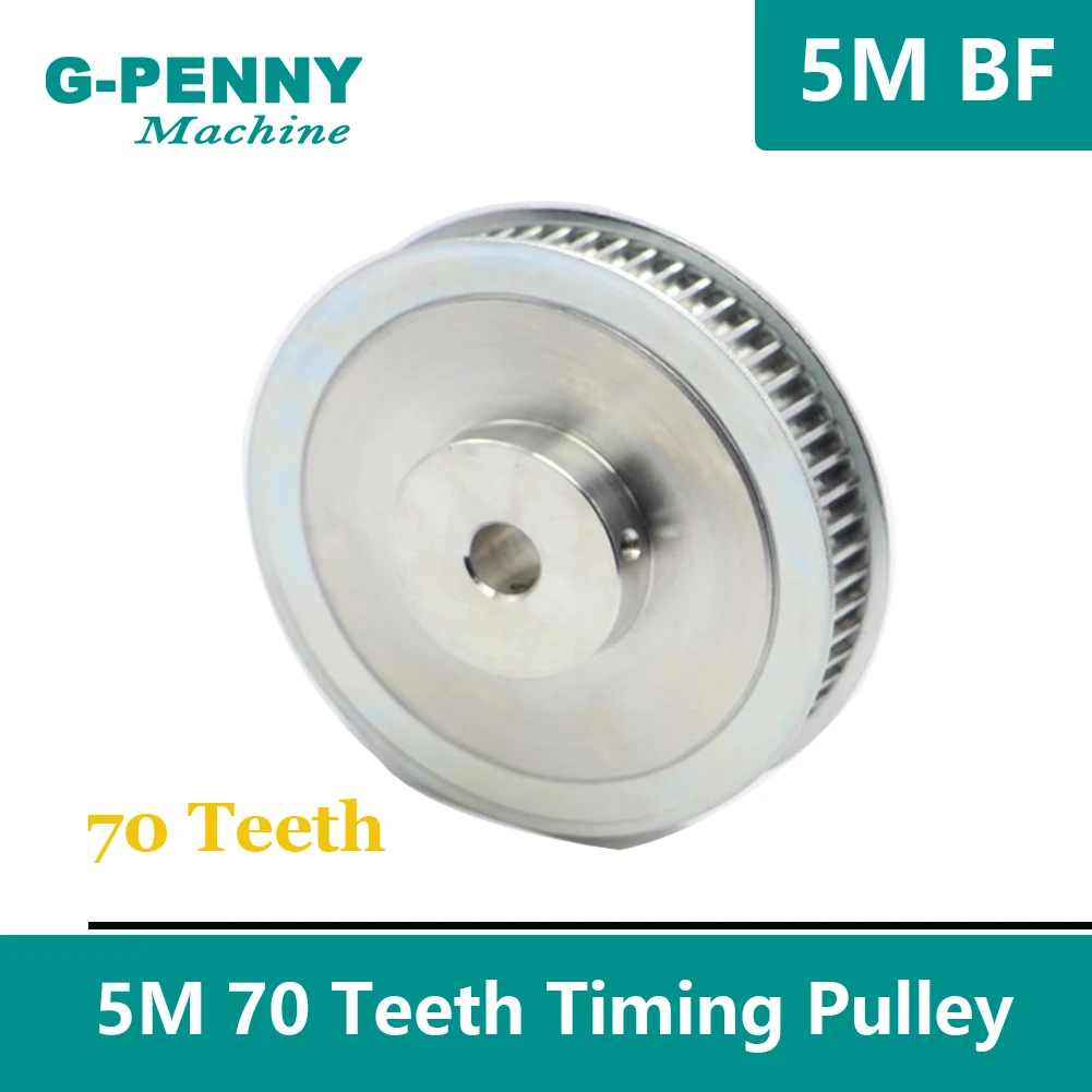 

5M Timing Pulley 70 Teeth Width 16mm 21mm 27mm, 5m T Synchronous Wheel Bore 10mm 12mm 14mm 19mm with steps Timing Belt Pulley