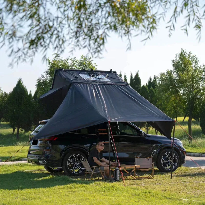 

New Style Aluminum Car Suv Camping 1-2 Person Roof Tent Top Hard Shell Buy Rooftop Tent For Sale