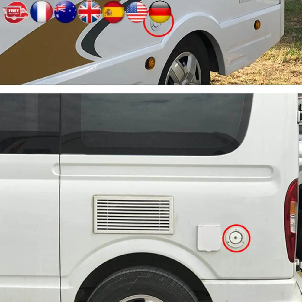 الجاذبية المياه العذبة ملء فتحة قابلة للقفل مدخل تصفية الغبار الجاذبية مدخل المياه حشو صالح ل RV مقطورة التخييم قارب تخييم