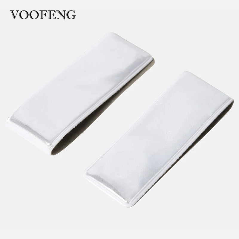 VOOFENG Reflective Magnetic Clips White Flexible Multi Functions Reflector For Clothes Bike Night Vision