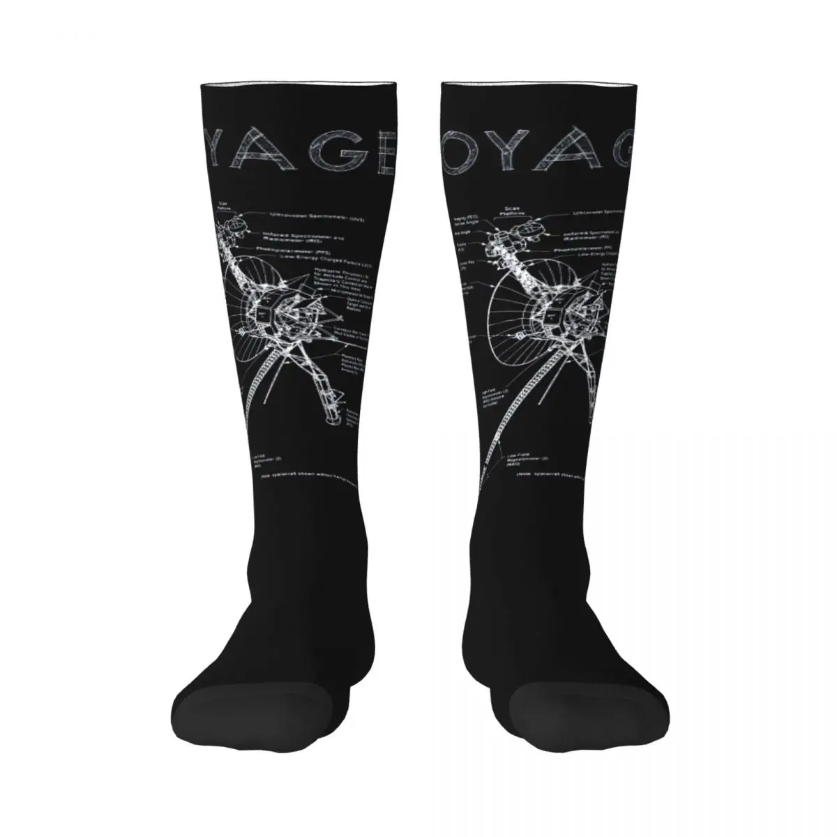 

Схема космического корабля Voyager, незаменимые контрастные цветные носки, эластичные чулки Hyundai, Классические Саркастические