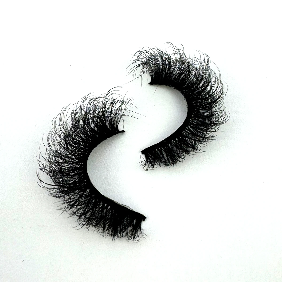 ふわふわ3D人工ミンクまつげ20ペア、手作り、再利用可能な自然まつげ