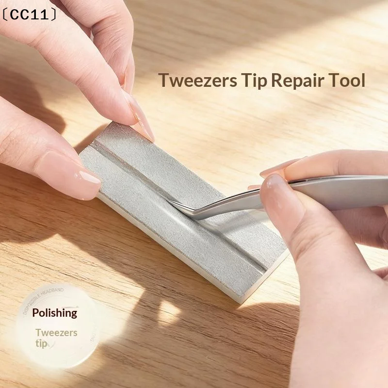 Multi-function Grindstone Tweezers Corrector Repair Tools For Tweezer Soldering Iron Tips Knife Pointed Head Correction〔CC11〕