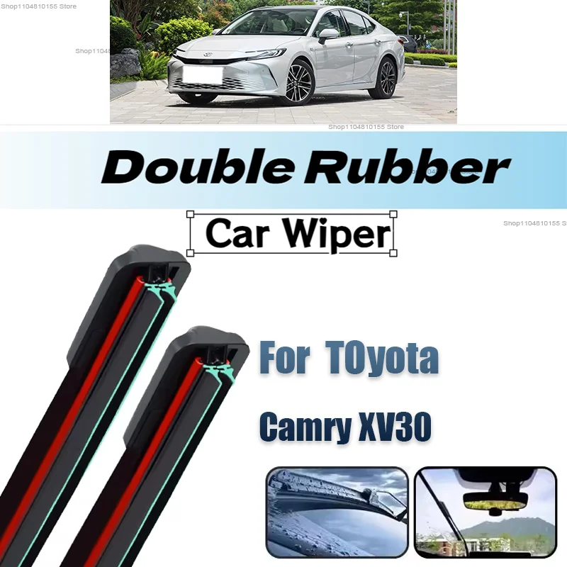 

Front Wipers For Toyota Camry XV30 2004-2006 Wiper Blade Rubber 22"+20" Car Windshield Windscreen Accessories 2004 2005 2006