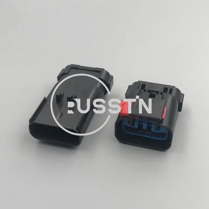 

1 Set 4 Hole Automotive Cable Wiring Harness Connector Socket AC Assembly With Terminals 54200413 54200409