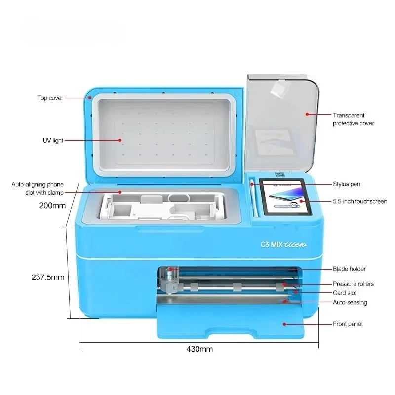 C3 Hybrid Super One-Button Vacuum UV Curing System for Curved Screen Intelligent Vacuum And UV Curing Process