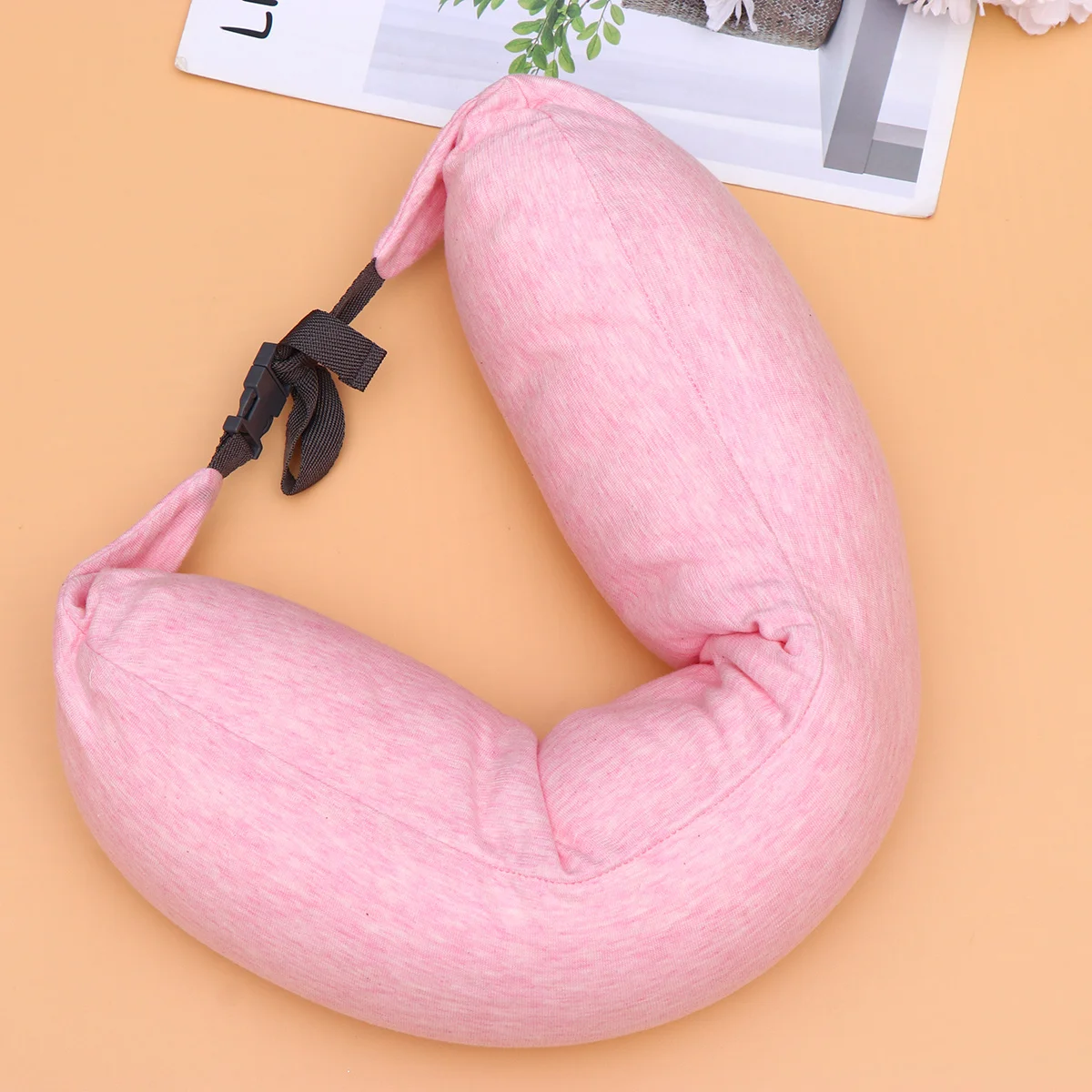

Home Office Travel Nap Rest Rest Soft U-Type Support Neck Sleeping Pillow Sleeping Pillow Pink
