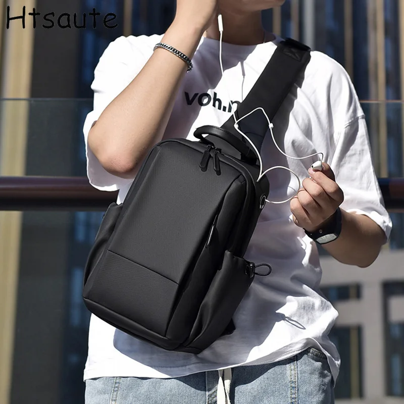 

New Anti-theft Bags Multifunction Crossbody Bag Shoulder Messenger Bags Male Waterproof Short Trip Chest Pack for Men hombre