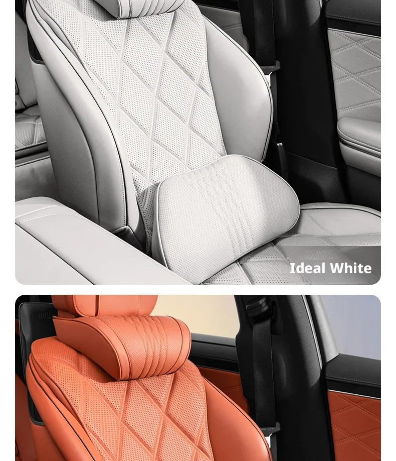 Auto-Kopfstützenkissen 2 Stück Nappaleder für BMW G42 G20 G30 G70 2 3 5 7 Serie F48 E46 X1 G01 X3 G05 X5 G06 X6 Auto-Zubehör – Detail 21