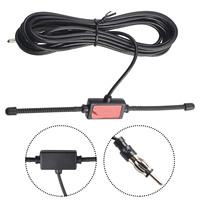 Car FM Antenna Car Dipole Antenna Boat Stereo AM FM Glass Antenna Radio Antenna Car Stereo Antenna Aerial Splitter Cable Adapter