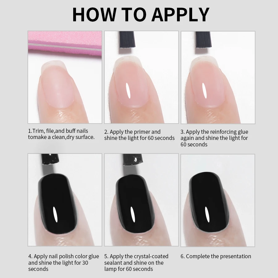 RSNAIL 15 g Building Top Coat Hochglanz-Konstruktionsgel, langlebiges, klares Funktionsgel, Soak Off UV-LED, semi-permanenter Lack