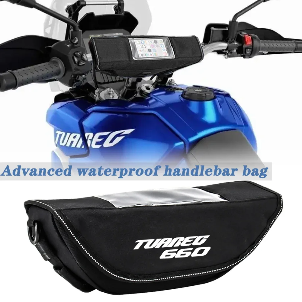 

Suitable for Aprilia Touareg 660 Motorcycle Accessories Advanced Mobile Waterproof Bag Storage Handle Handbag Travel Bag