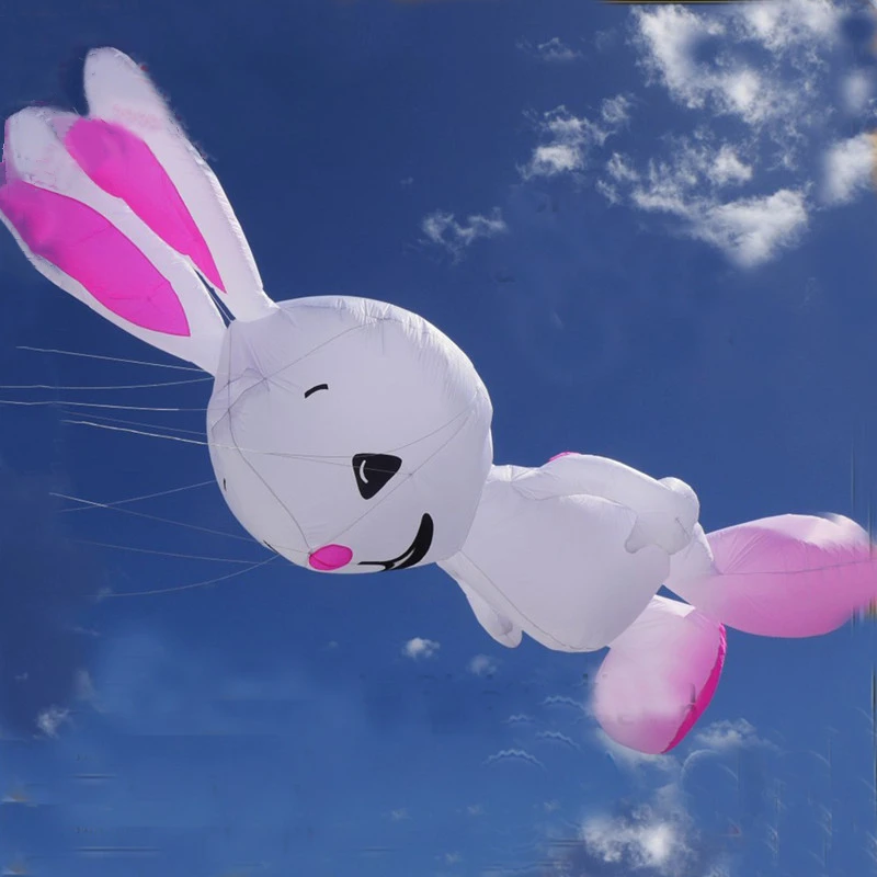 ウサギ凧揚げプロ凧ペンダントインフレータブル凧伝統的な凧屋外ゲーム凧揚げおもちゃレーザーポインター楽しい