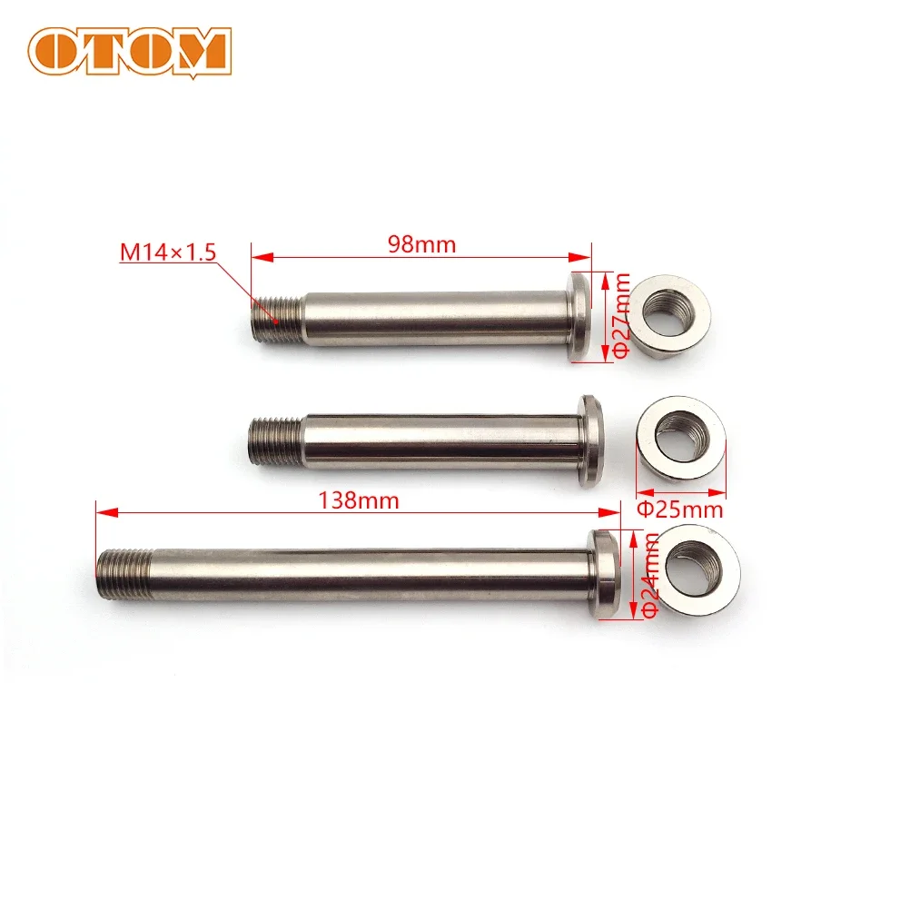 OTOM 2024 Motorcycle Shock Absorber Shaft Rear Suspension Parts Linkage ARM Triangle Lever Pin Shaft Nut Set For YAMAHA WRF YZF