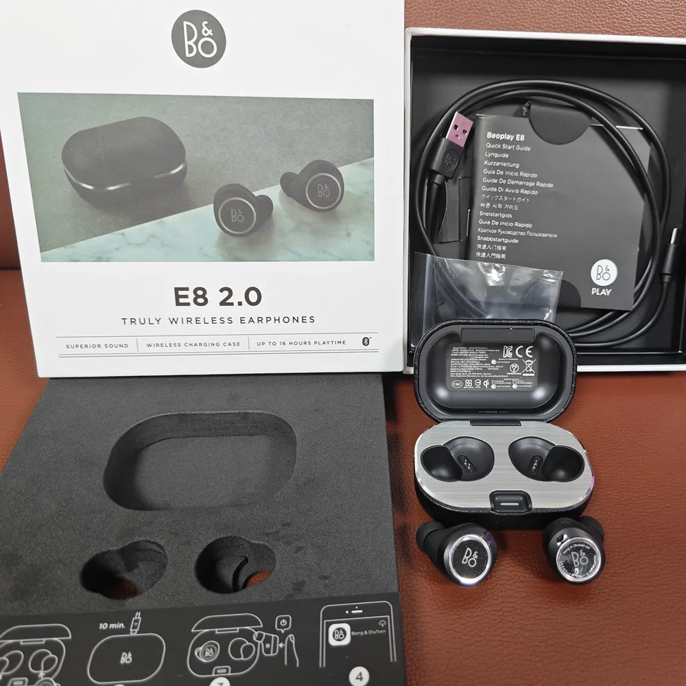 B&O Beoplay E8 2.0 TWS True Wireless Bluetooth Earphones Wireless Earbuds Subwoofer Noise-canceling BluetoothHeadphones