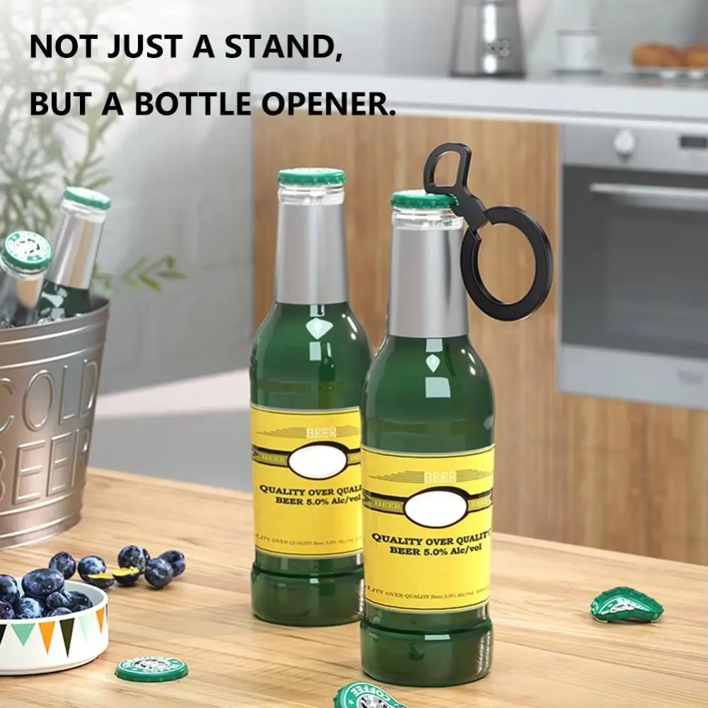 

Магнитный кольцевой держатель для сотового телефона, вращающийся на 360 градусов, 2 в 1, подставка для кольца на палец, устойчивая подставка для открывания бутылок для iPhone 16, 15, 14, 13, 12