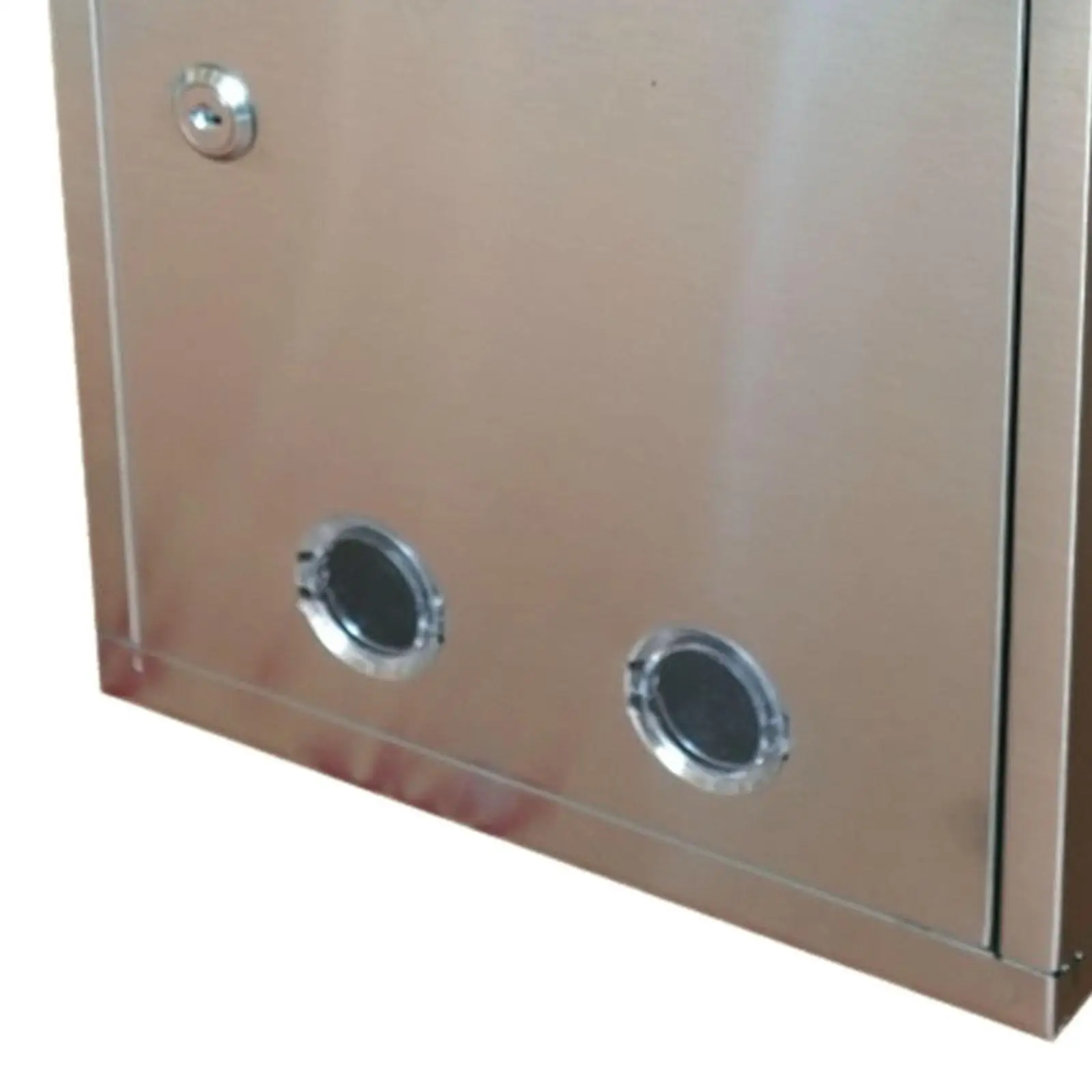 Suggestion Box with Lock Silver Donation and Collection Key Drop Box for Feedback Contest Tip Jar Fundraising School Voting