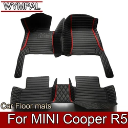 Custom Automotive Car Floor Mats For MINI Cooper R56 2007 2008 2009 2010 Auto Luxury Leather Men Women Car Mats Full Coverage