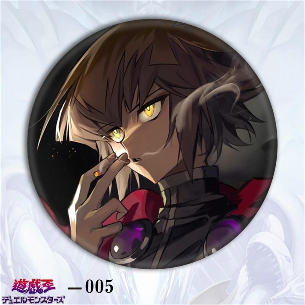 58 مللي متر أنيمي مبارزة الوحوش Mutou Yūgi ATEM تأثيري حلي شارة دبوس SPTE صفيح بروش الدعامة جيلف