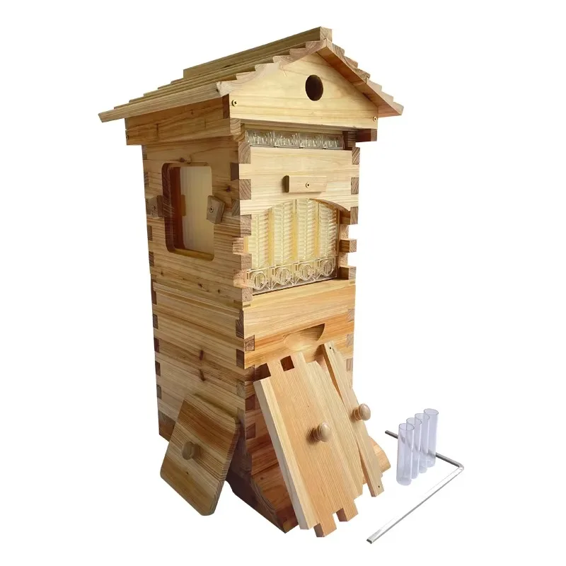 

MIni Beehive Bee Hive 10 X Auto Honey Frames +House Super Brood Fir Box