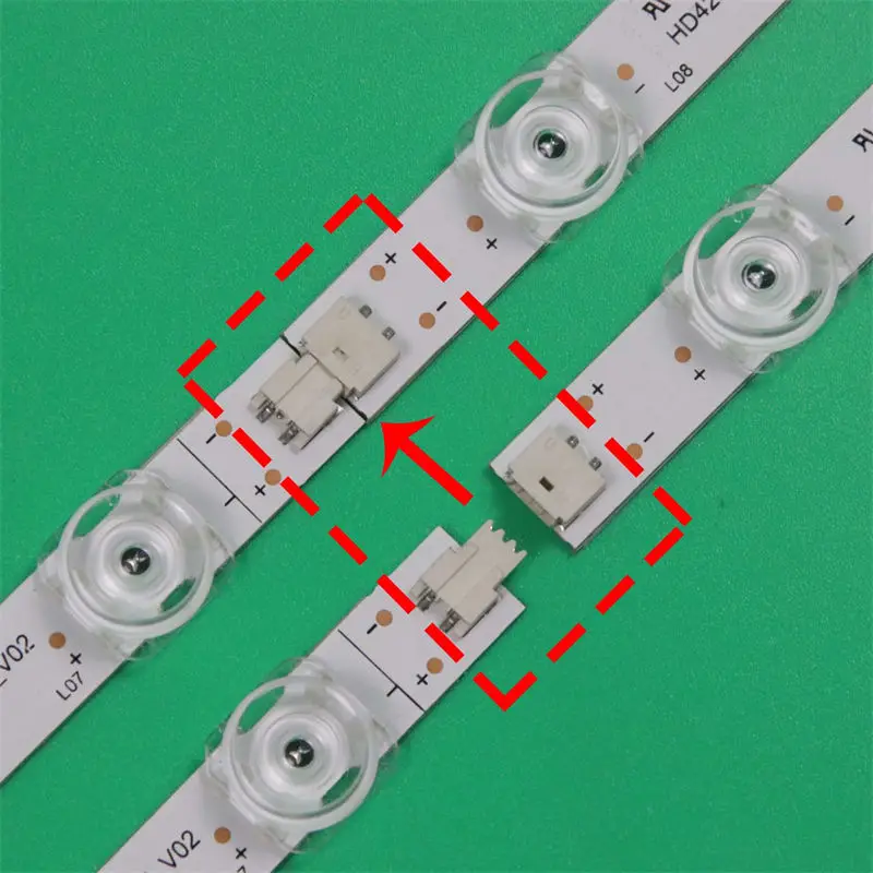 Hisense 43A60GMV 43A603AMV 43H6G 43H6500G 백라이트 스트립 JL.D425E1330-003BS-M_V02 어레이 밴드 테이프 용 LED TV 조명 부품