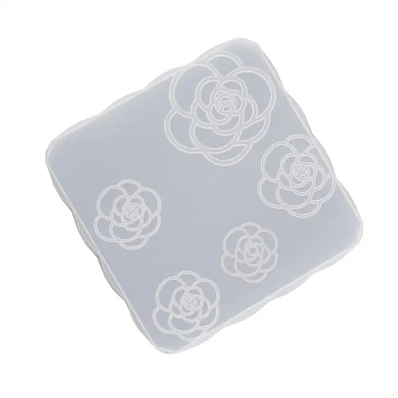 Круглая-каботажная-плесень-розовая-цветочная-плесени-Силиконовая-форма-для-чашки-коврика-квадратного-подноса