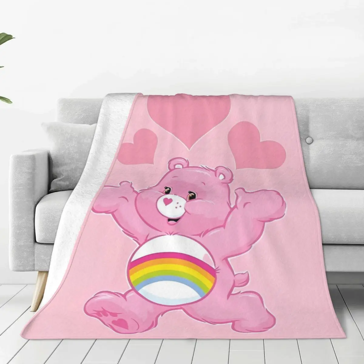 

Care Bears Blankets Soft Pattern Plush Throw Blanket For Girls Boys Home Decor Flannel Bedspread Bed Cover