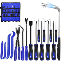 New 17Pcs Hook and Pick Tool Set Scraper Auto Clip Removal Plier Fastener Remover Rivets Puller Mechanic Car Trim Removal Tool