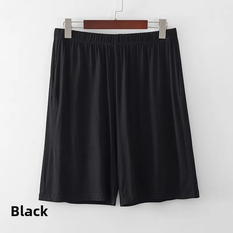 1 pair of black ((men modal shorts)