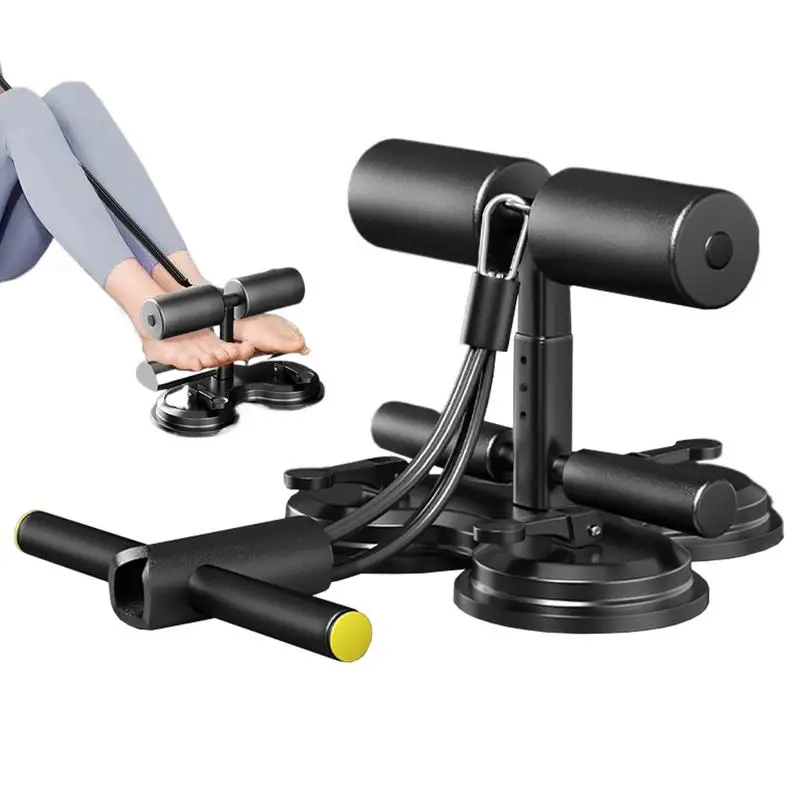 

Sit Up Foot Holder Sit Up Trainer Ab Workout Home Gym Equipment With Suction Cups And Resistance Bands For Women And Men