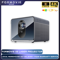 Formovie X5 Triple Laser Projector Native 4K 2450CVIA 4500ANSI Lumen DLP Portable DTS-HD Theater Dolby Vision For Home 4K Cinema