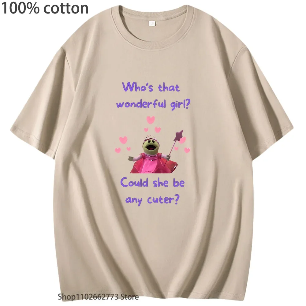 Urocza koszulka Nanalan, koszulki \"Kto to cudowna dziewczyna\", czy może być jeszcze urocza, męskie topy, 100% bawełna, ubrania anime, damskie, codzienne.
