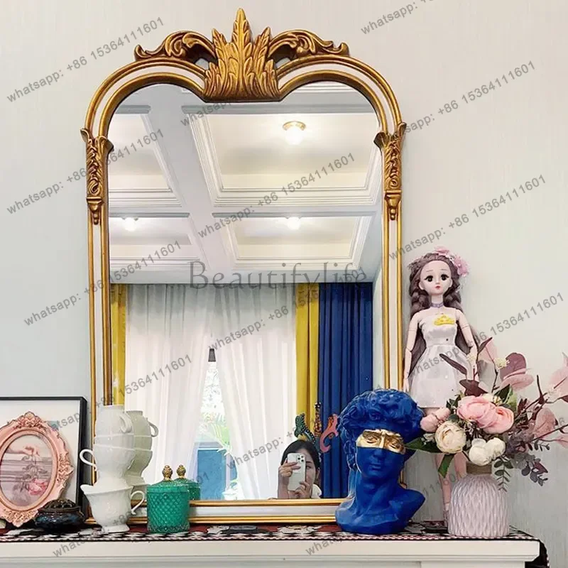 ld Gold Luxury Mirror Standing Items Modern Sticker   Aesthetic Funky Mirror Irregular Vanity Espelhos Home Decorations