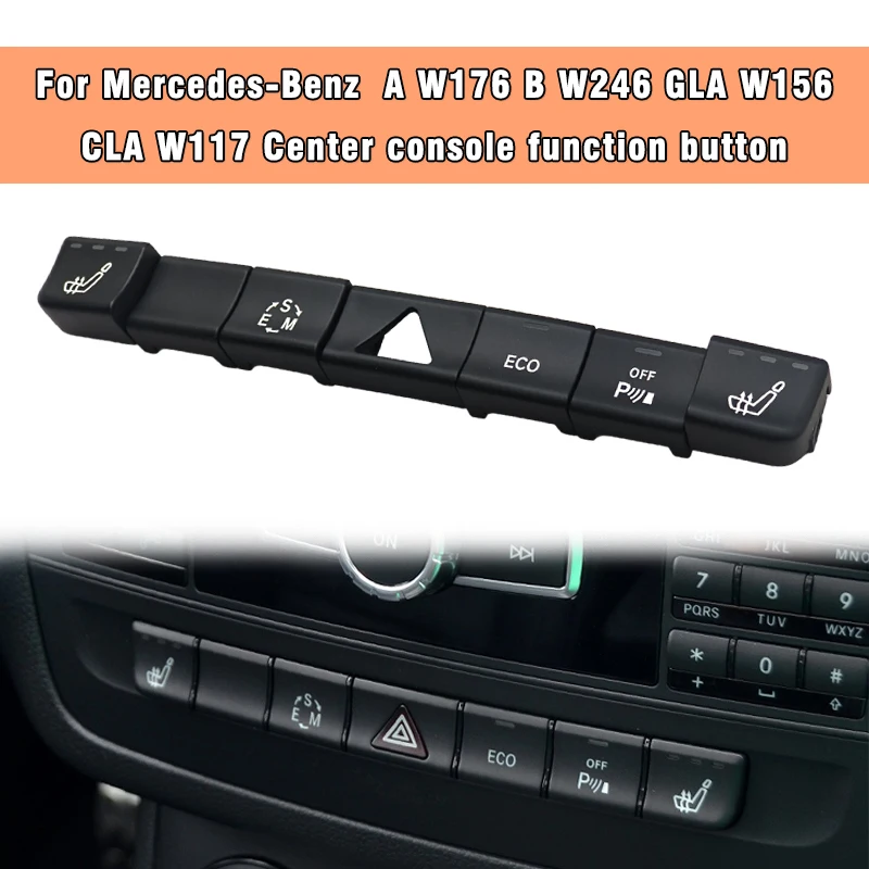 For Mercedes Benz W176 W156 W246 W117 central control air conditioning button A B CLA GLA class air volume switch button