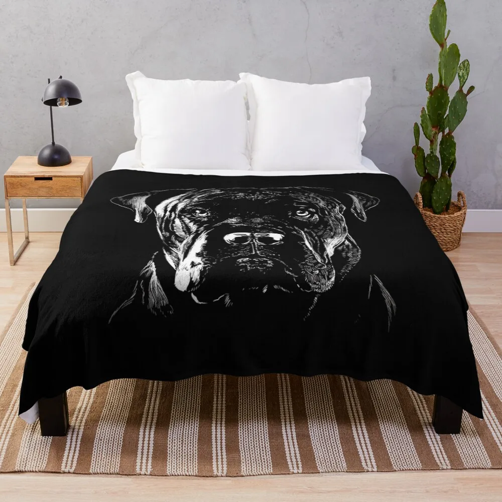 

Cane Corso dog Throw Blanket Hairys Hairy Blankets