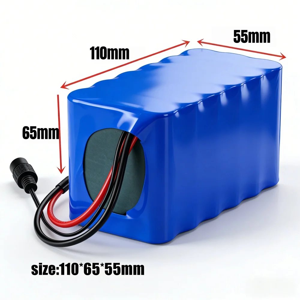 24V Battery Pack 10Ah 6S3P Rechargeable Lithium Battery 25.2V  Scooter Mobile Battery, BMS Prevent Short Circuit