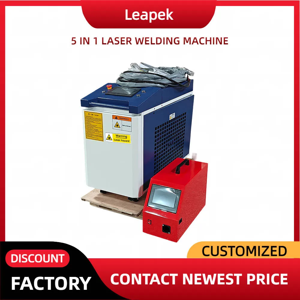 

5-in-1 Handheld Fiber Laser Welding Machine | Welding, Cutting, Cleaning, Rust Removal & Battery Welding
