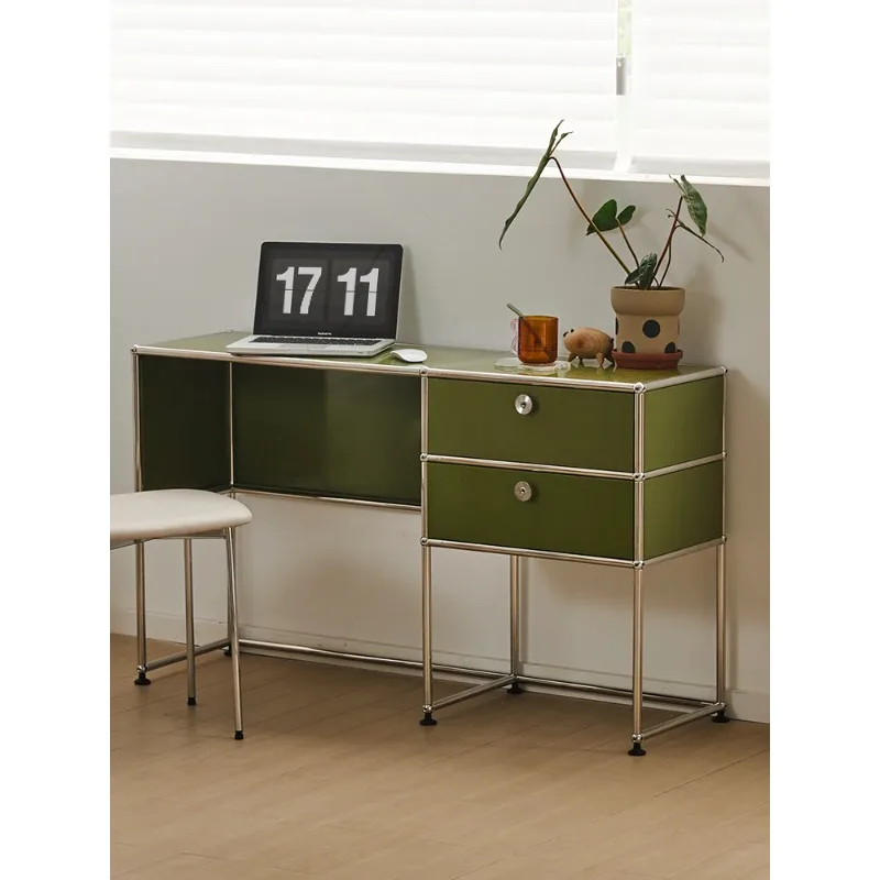 

Modern Modular Metal Desk with Storage Cabinet Standing Desk Office Desk Computer Table Room Desks