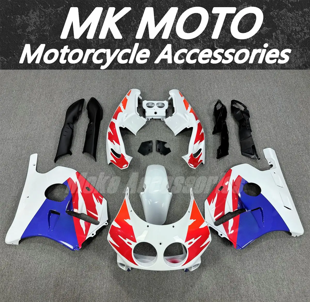 

Motorcycle Fairings Kit Fit For Cbr250rr Mc22 1990 1991 1992 1993 1994-1999 Bodywork Set High Quality Injection White Blue Red