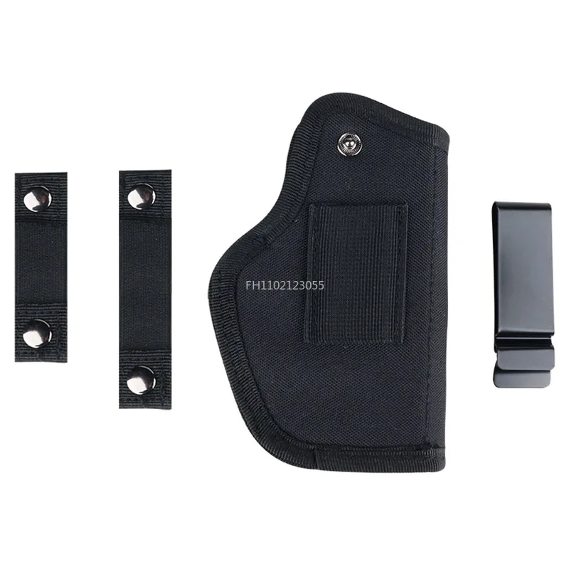 600D Nylon Tactical Gun Holster Concealed Carry Holster Wear Belt Holster Airsoft Gun Bag Compact Subcompact Tactical Equipment