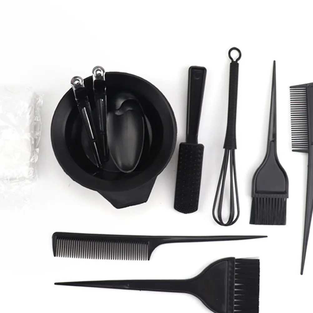 12Pcs Hair Dyeing Tools Kit Professional Barbershop Hair Coloring Accessories Set for Salon Home Use Reusable Easy Clean Non