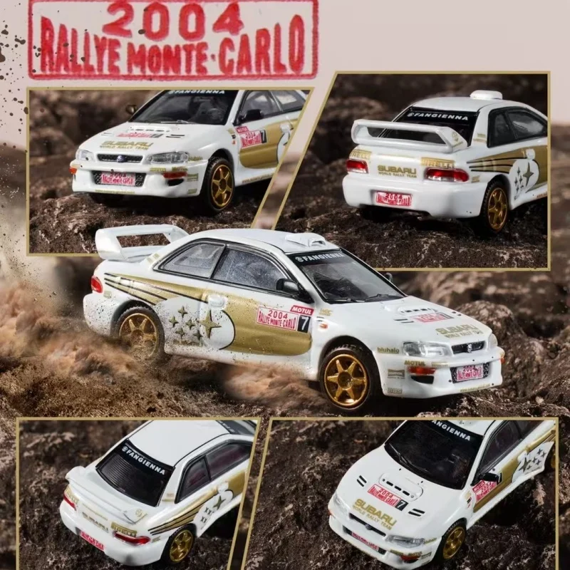 Pre-order *FineWorks64 1/64 Impreza 22B STI WRC Rally Champion Alloy Car Model - shipping next week