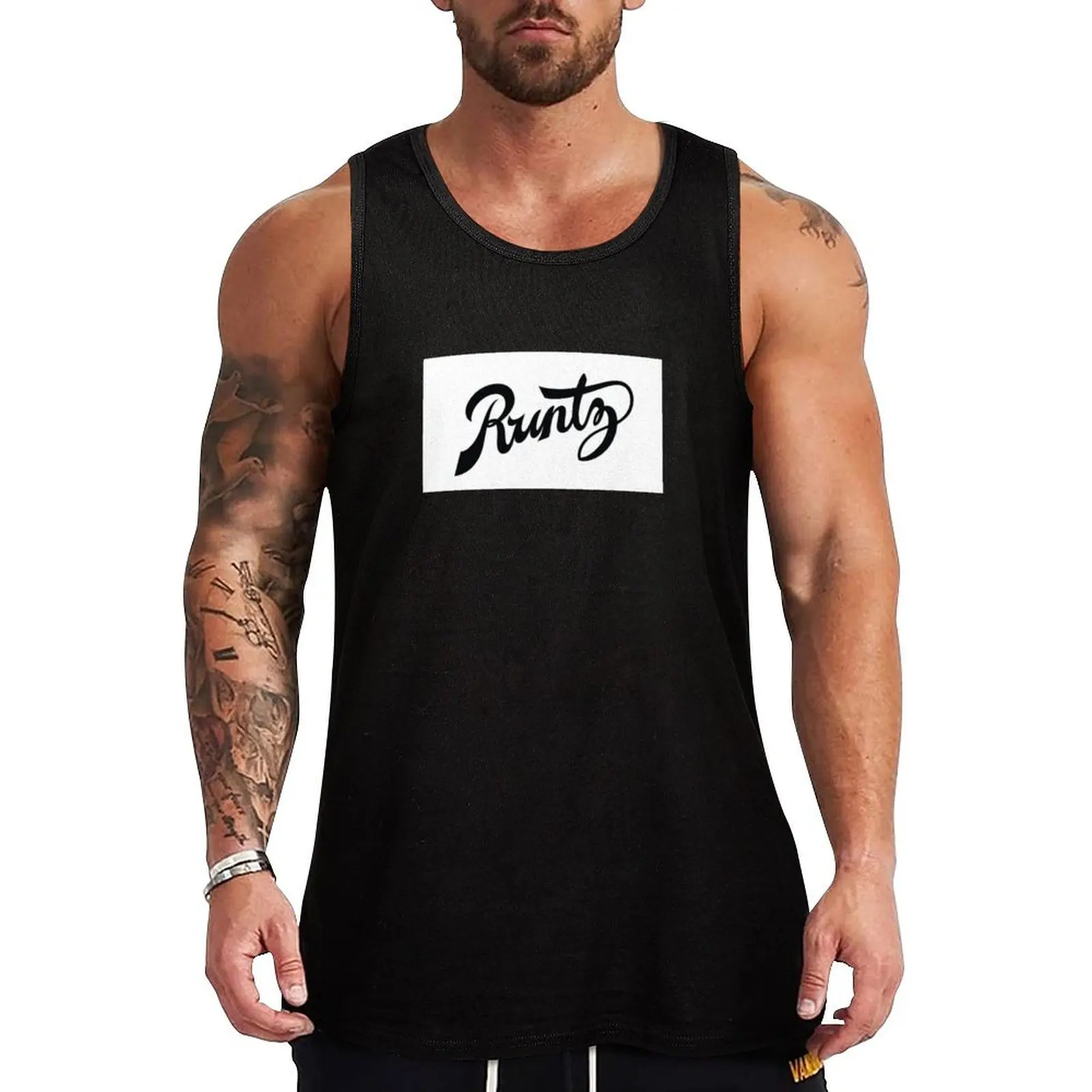 

Runtz Logo Tank Top Men's clothes summer clothes Men's sleeveless gym shirts Vest for boy
