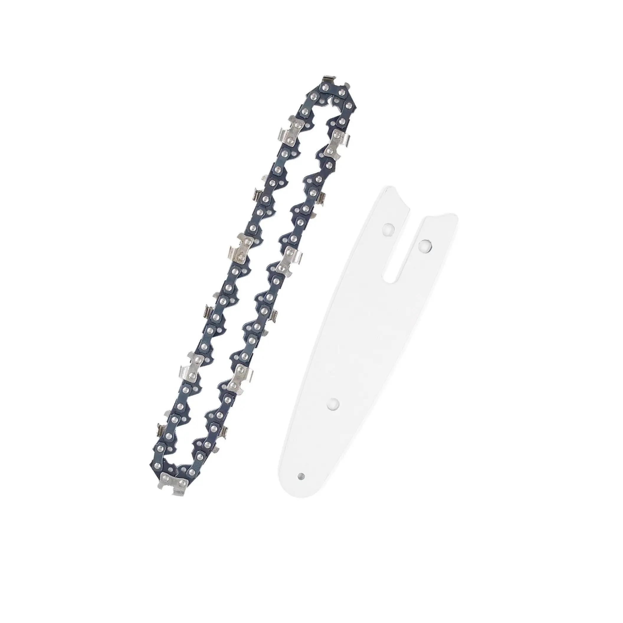 2 Pieces Mini Tool Handheld Sharp Chains and Guides Set for Cutting Tree 4inch