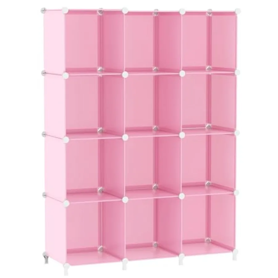 

Модульный органайзер для хранения Cube Storage: переносные стеллажи-органайзеры для шкафа, 12-секционные полки для хранения, органайзер для одежды, для самостоятельной сборки